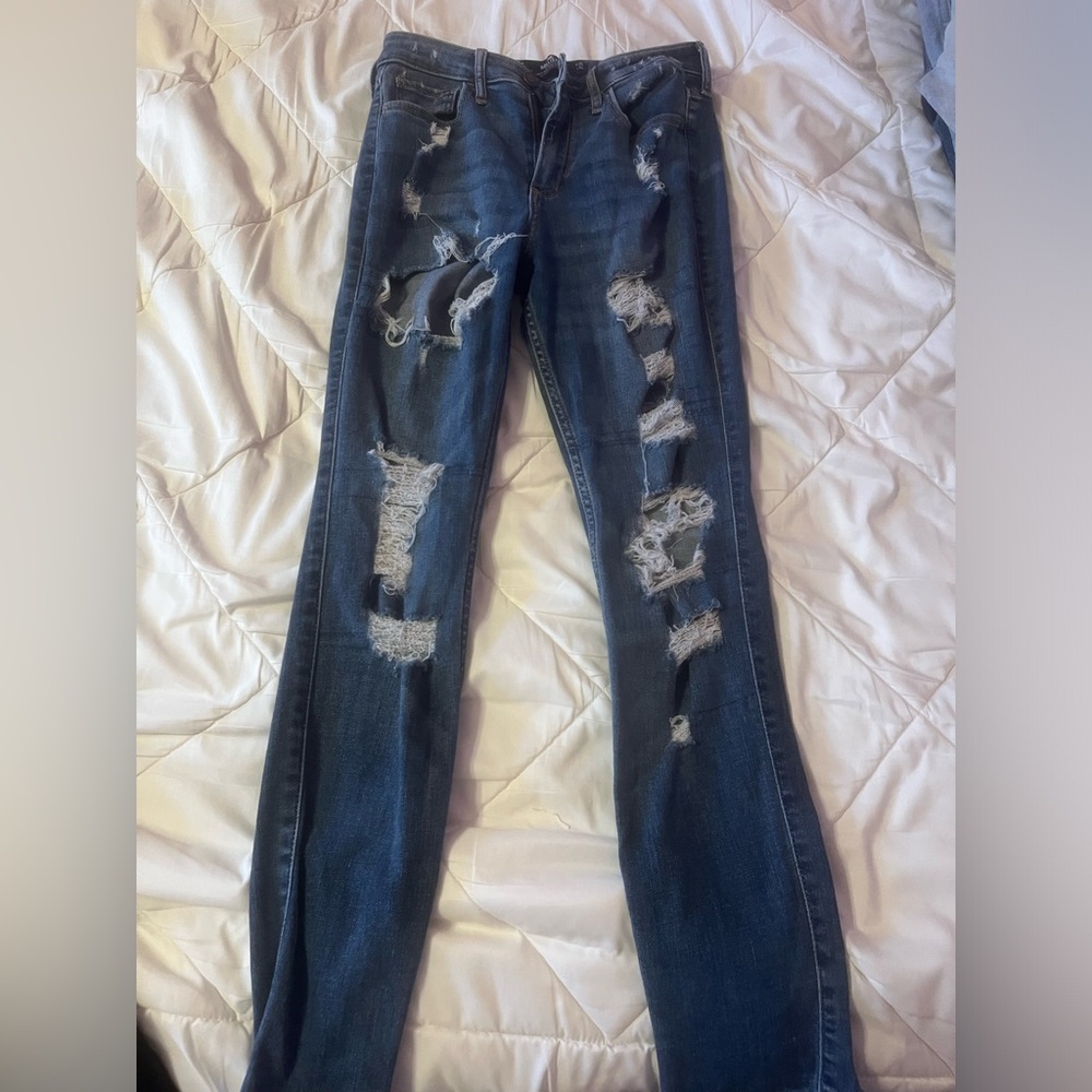 curvy high rise super skinny jeans!